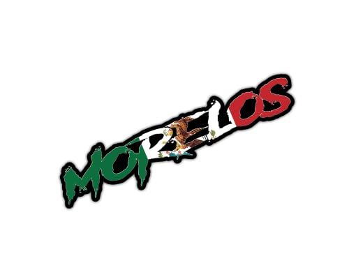 Morelos Mexico מדבקה מדבקה חלון פגוש פגוש רכב SUV MX Bandera דגל מקסיקני