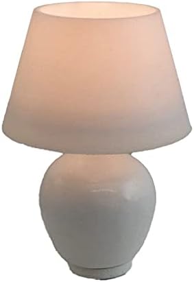 מיניאטורה ביתית 1:12 מנורת שולחן קרמיקה בקנה מידה MH0709