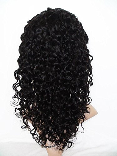 יפה 20 שיער טבעי תחרה מול פאות שחור נשים טורי נשים קמבודי בתולה רמי שיער טבעי עמוק גל מתולתל צבע 1