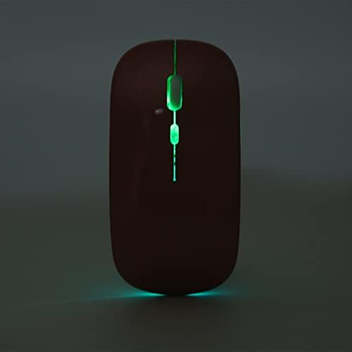 משחקי עכבר, אולטרה דק 2.4 גרם אלחוטי עכבר שרירי בטן חומר 7 צבעוני תאורה אחורית עבור משרד עבור מחשב