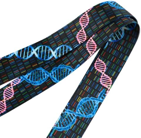 דנ א סליל כפול גן גנטי גנום כרומוזום מדע תאי כימיה ביוכימיה 17.7 צוואר שרוך מחזיק מפתחות מזהה תג נייד