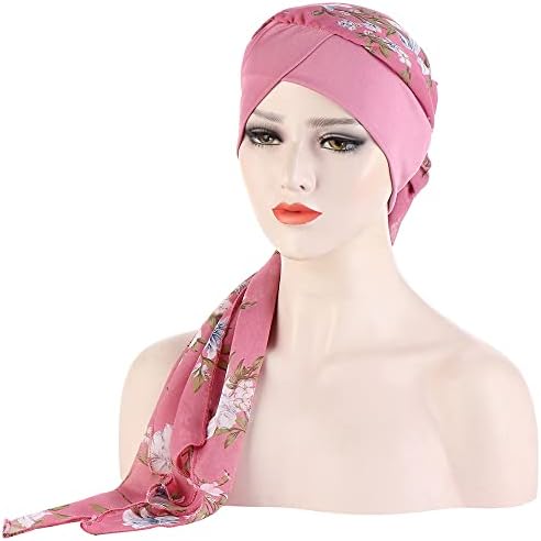 Jdyaoying שיער ארוך צעיף שינה שינה כובע סרטן כפתן כימיה טורבנים לבגדי ראש לנשים