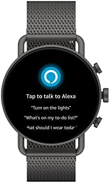 Skagen Gen 6 מסך מגע Smartwatch עם Alexa מובנה, רמקול, דופק, חמצן דם, GPS, תשלומים ללא מגע והודעות סמארטפון