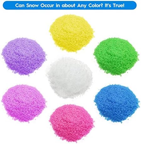 6 חבילה חבילות-צבע מלאכותי מיידי שלג אבקה - שלג המפלגה טובות