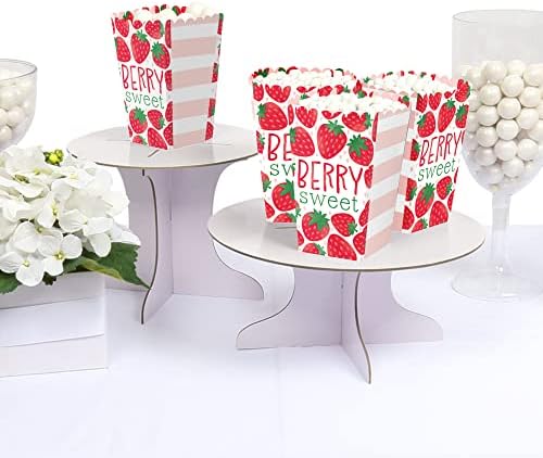 נקודה גדולה של אושר ברי מתוק תות מתוק - מסיבת יום הולדת עם נושא פירות או מקלחת לתינוק לטובת קופסאות