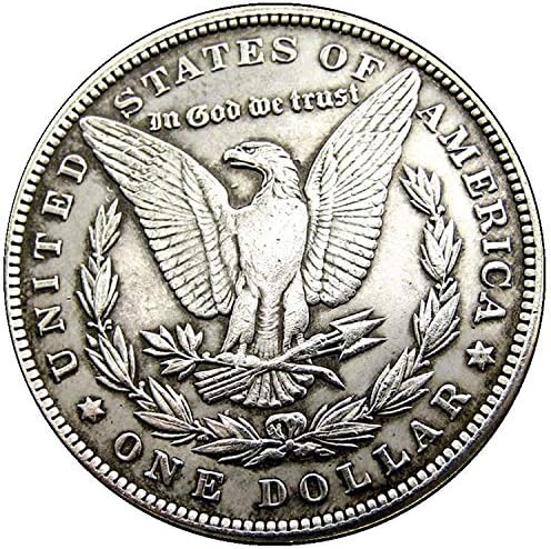 מטבע סילבר דולרי סילבר ארהב מורגן דולר עותק זר מטבע זיכרון מס '18