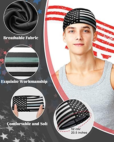 Handepo 12 PCS דגל אמריקאי קירור כובע גולגול