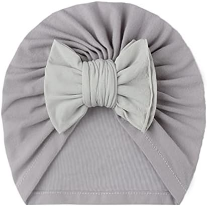 כובעי טורבן לתינוק 1 מחשבים חמים כובע חם קשת רכה חמוד עטיפת ראש רכה מספיק חורף אביזרים לבנים