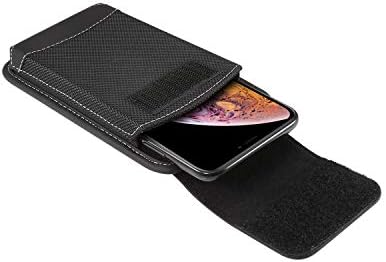 מארז נרתיק טלפון אנכי אוניברסלי עם קליפ קרבינר לולאת חגורה נושאת כיס לפיקסל גוגל 6 / פיקסל 4 XL / פיקסל