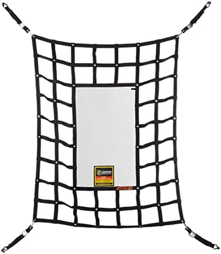 ציוד מטען גלדיאטור - Net Cargo Web Net - כבד, מתכוונן - קטן 4.75 'x 6'