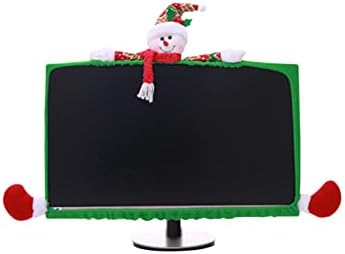 3ג3ג3ד 1 מארז חג המולד מחשב צג גבול כיסוי טלוויזיה צג כיסוי אלסטי מחשב נייד מחשב כיסוי עבור חג המולד