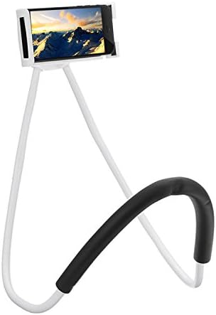חשף 1 מחזיק טלפון צוואר עצלן לרכב אופני שולחן למיטה, סביב הצוואר תושבת טלפון סלולרי לאייפון 8/7 פלוס