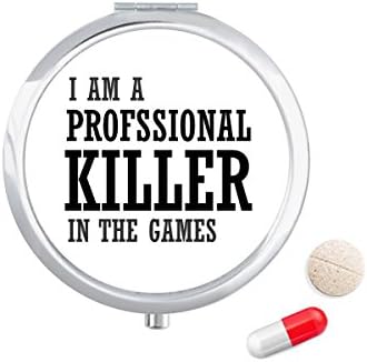 מקצועיות רוצח משחקים גלולת מקרה כיס רפואה אחסון תיבת מיכל מתקן
