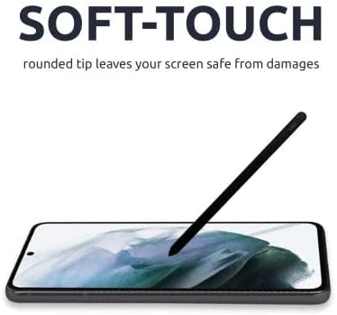 עט החלפת Olixar Stylus עבור Samsung Galaxy S21 Ultra 5G - כותב ללא רבב וחריצים בתוך S21 Ultra - שחור