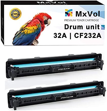 החלפת יחידת תוף תואמת MXVOL החלפת HP 32A CF232A תוף תשואות עד 23,000 עמודים 2-חבילות שימוש עבור HP Laserjet