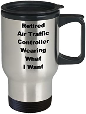 בקר תנועה אוויר בדימוס ספל נסיעות ספל קפה מצחיק רעיון מתנה לבגדי פרישה לובש את מה שאני רוצה איסור בדיחה