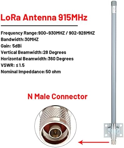 915 מגה-הרץ אנטנה לורה אנטנה 5 דו-כיווני אנטנה עבור הליום רשת הליום כורה נקודה חמה