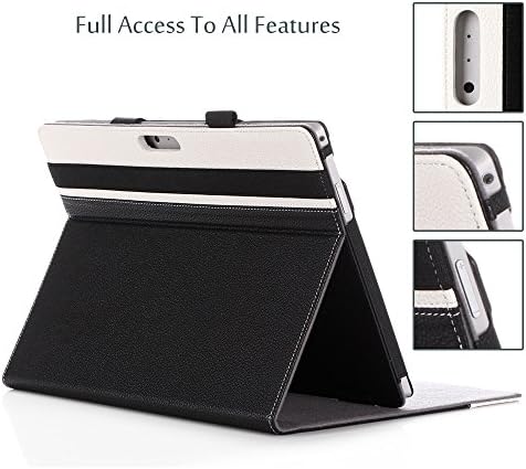 Procase Privacy Protector for Surface Pro 7 Plus, Pro 7, Pro 6, Pro 5, Pro 4 צרור עם מארז Folio עבור