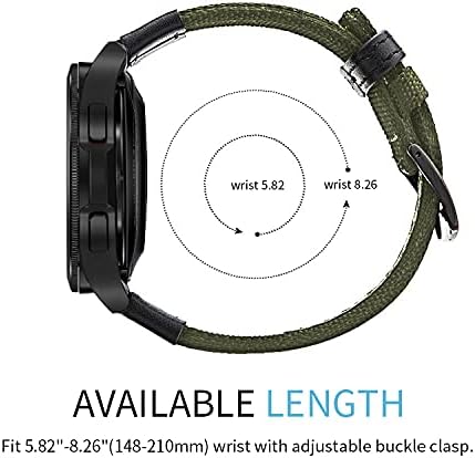Maxjoy Galaxy Watch 5 להקות, Galaxy Watch 5 Pro Band, 20 ממ רצועת ניילון תואמת ל- Samsung Galaxy Watch