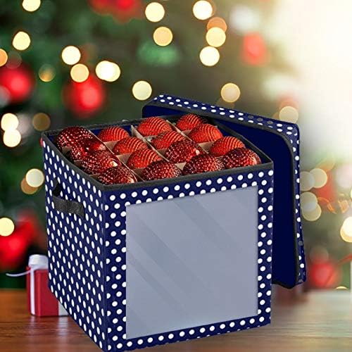 קופסת אחסון בכדור לחג המולד של אוקספורד חומר בד אוקספורד שקית אחסון מתנה לחג המולד, ארגון שקית אחסון