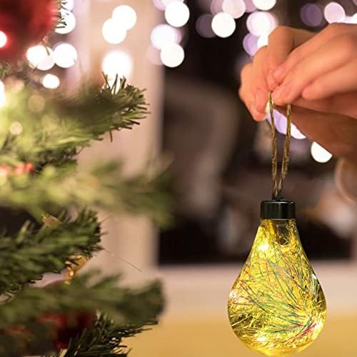 נברשת קריסטל חלקים 2023 LED יצירתי חדש LED שקוף חג המולד חג המולד עץ חג המולד לתליית קישוטים לנייר קיר