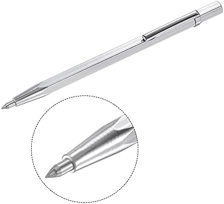 חותך זכוכית uxcell 6-12 ממ, קצה קרביד הזנת שמן עם להב החלפה 12-20 ממ, מתקן שמן, עט שרוטב