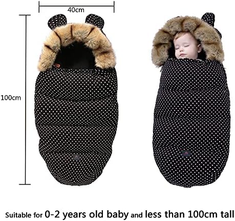 שק שינה לתינוקות חורף שמור על טיולון תינוקות חמים שקיות לטייל לטיולון לתינוקות בן 0-3 עגלת תינוק אוניברסלית