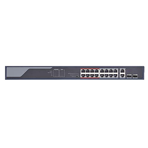 LTS POE-SW1602N 16 מתג יציאת POE עם 2 GB uplink ו- 2 SFP 10/100Mbps עד 820ft