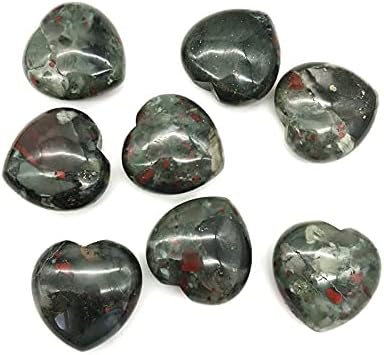 Binnanfang AC216 1PC אבן דם טבעית טבעית אבן גביש אבן מלוטשת קישוט ריפוי מתנה אבנים טבעיות ומינרלים ריפוי