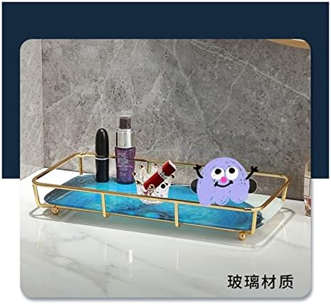 Haidinb מקלחת מתלה לאחסון אגן אמבטיה אמבטיה מדף מדף מדף משטח מגש משק בית מצרכים יומיים מתלה אחסון כחול