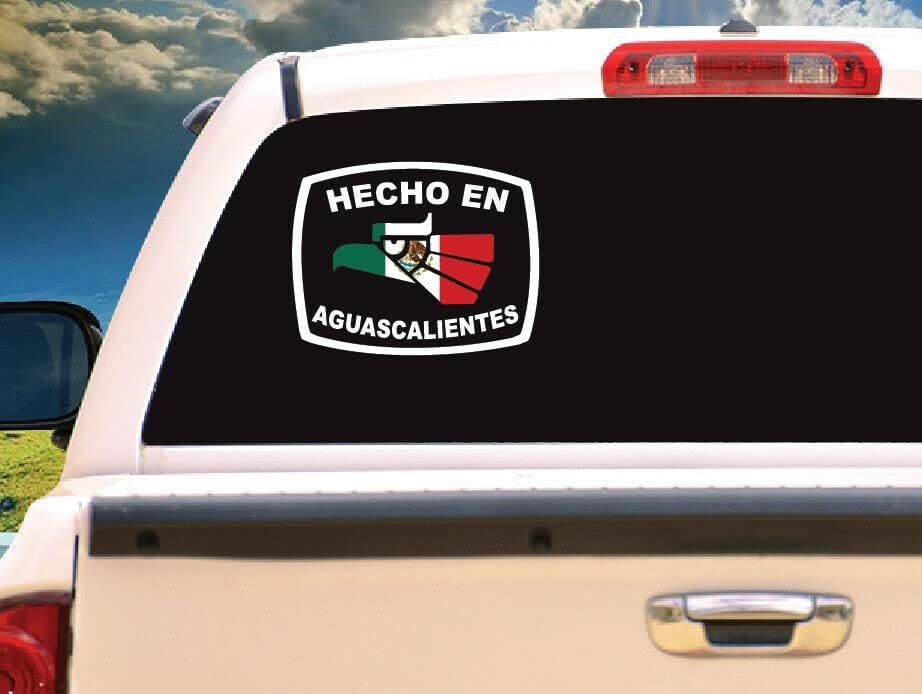 אדוארד מקסיקו מדבקת Hecho en Durango DGO מדבקה מקסיקו אותיות מכונית חלון מחשב נייד מפת ויניל פגוש אסטאדו