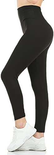 GNPOLO נשים שחורות חותלות גבוהות במותניים חבילות מכנסי יוגה רכים רכים ומכנסי יוגה