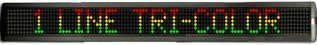 שלט LED מקורה-קו-צבע מקורה יחיד, מטריצה ​​7x160