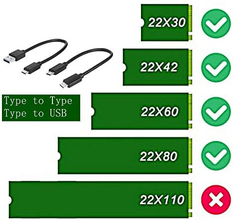 M2 NVME NGFF SATA SSD כדי Type-C/USB 3.0 כונן חיצוני נייד המתחם המקרה M/B/M+B מפתח מקרה 2230/2242/2260/2280