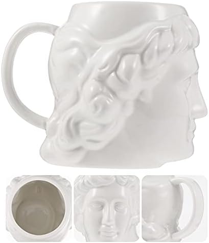 המוטון חידוש קפה ספלי 3 ד קרמיקה קפה ספל יווני דוד חזה פסלי פסלי חידוש קרמיקה חלב כוס מים כוס פורצלן