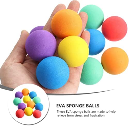 צעצועי חוף ipetboom 24 יחידות הרגעת כדורים EVA כדורי לחץ קצף כדורי לחץ לכדורי טירת שובבים כדור יצירתי