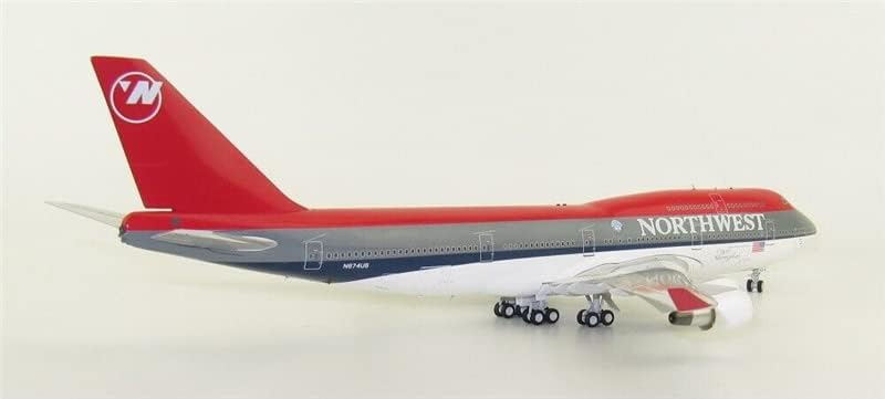 טיסה 200 נורת ' ווסט איירליינס לבואינג 747-400 נ674 עיר שנחאי עם מעמד מהדורה מוגבלת 1/200 מטוסי דייקאסט