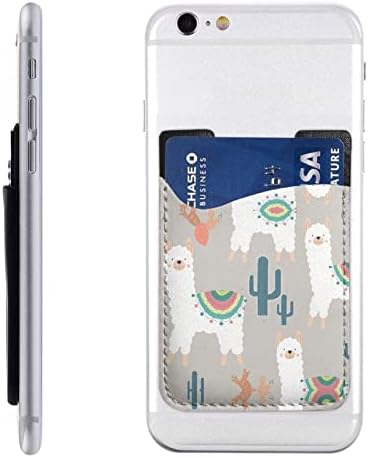 Gagaduck LLAMA דבק טלפון טלפון טלפון סלולרי מקל על ארנק כרטיסי שרוול זיהוי אשראי מחזיק תעודת זהות תואם