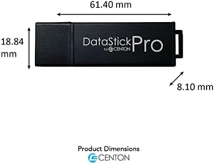 Centon Datastick Pro USB 3.0 כונן הבזק 128GB x 5, שחור