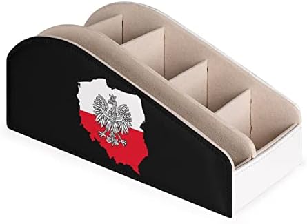 דגל פולני נשר מחזיק בשלט רחוק