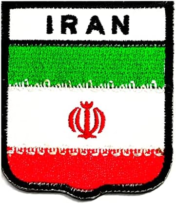 קליינפלוס 3 יחידות. 2.6 על 2.3 אינץ'. איראן דגל תיקון צבאי טקטי דגל סמל אחיד תלבושות לתפור ברזל על תיקוני