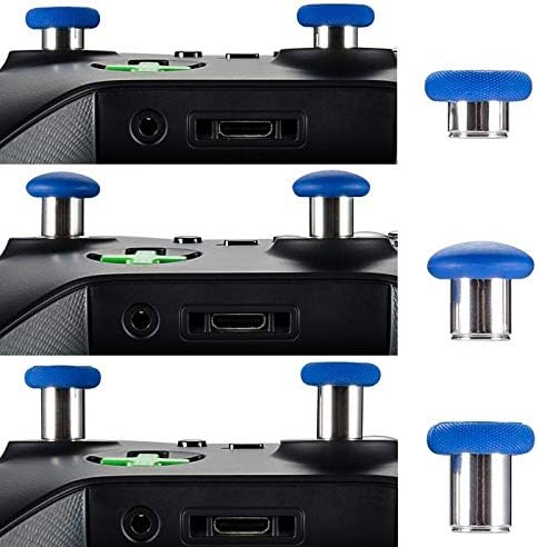 קיצוני 8 ב 1 מתכת כחולה מגנטית מקלות ג'ויסטיק אנלוגי עבור Xbox One, Xbox One Elite, Xbox One S, Xbox