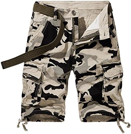 מכנסי מטען מרובי כיס לגברים כולם תואמים את מכנסי הקיץ הקצרים לטיפוח לחות לטייל מכנסיים אתלטים חיצוניים
