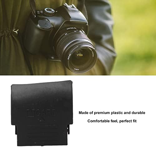 כיסוי חריץ של חריץ לכרטיס Ashata, מכסה כיסוי לכרטיס זיכרון SD למצלמת Nikon D90, עם גיליונות ברזל קפיציים,