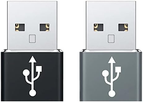 USB-C נקבה ל- USB מתאם מהיר זכר התואם ל- Samsung SM-N930P שלך למטען, סנכרון, מכשירי OTG כמו מקלדת, עכבר,