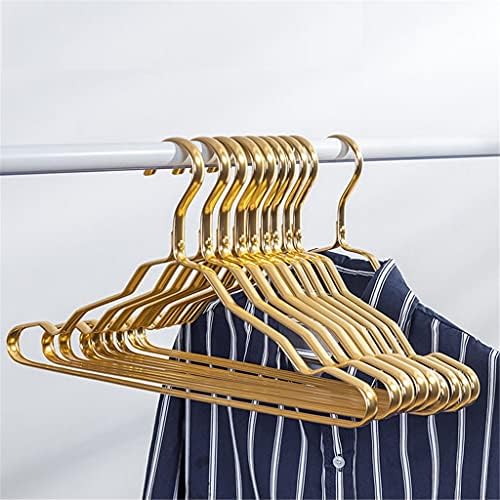 FSYSM עמיד מתכת מתכת קולבי ארון בגדים מתלה אחסון מכנסיים מעיל בית קולבי ייבוש נגד החלקה/מארגן מדף בגדים