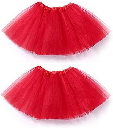 חצאיות טוטו בנות נשים 5 שכבות 1-2 חבילה ליל כל הקדושים למסיבת יום הולדת לחג המולד תלבוש