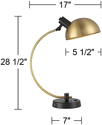 Possini Euro Design Diego Modern Mid Mid Century Lable Lamp 28 1/2 אינץ