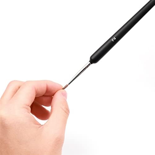 TREXD מברשות צבע מיניאטוריות הגדרת קו המקצועי של קו ניילון עט עט