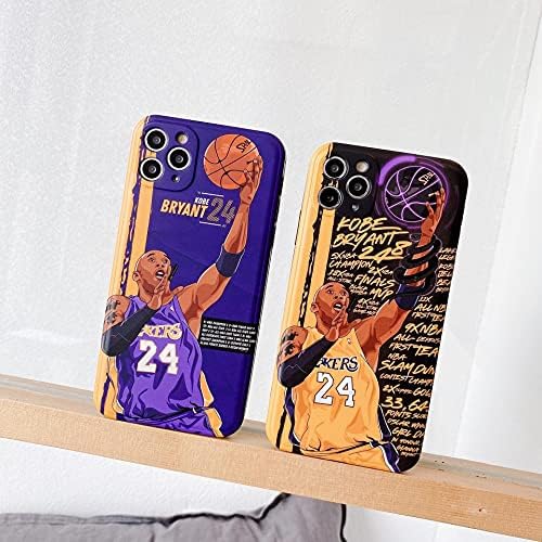 Fuengions Ronssie Kobe Career Backolades Thans Case for iPhone 14 Pro, נושא כדורסל מזכרות כיסוי מגן